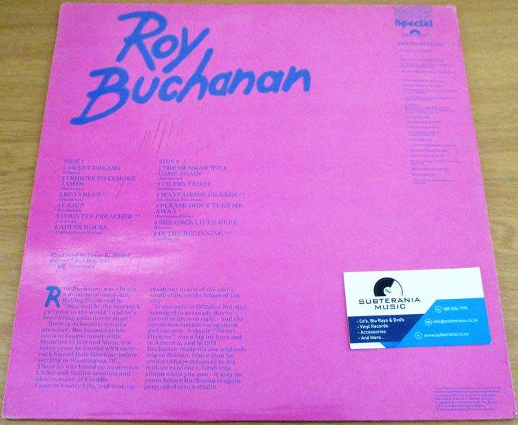 ROY BUCHANAN LP VINYL RECORD