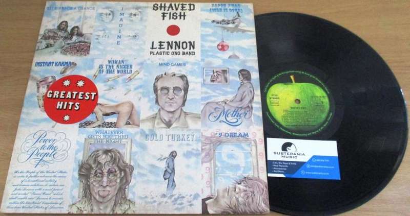 JOHN LENNON Shaved Fish Greatest Hits LP VINYL RECORD
