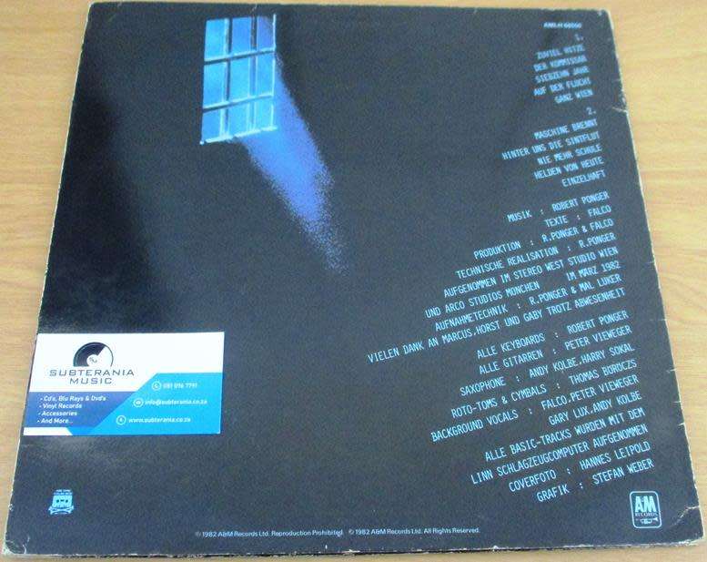 FALCO Einzelhaft LP VINYL RECORD