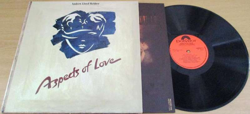 ANDREW LLOYD WEBBER ASPECT OF LOVE LP VINYL RECORD