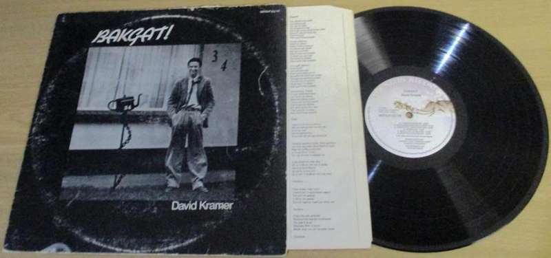 DAVID KRAMER Bakgat! LP VINYL RECORD