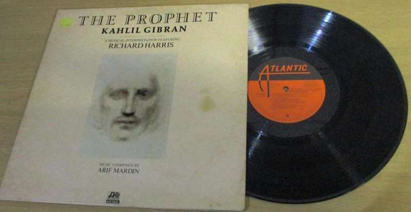 KAHLIL GIBRAN  The Prophet A Musical Interpretation featuring Richard Harris LP VINYL RECORD