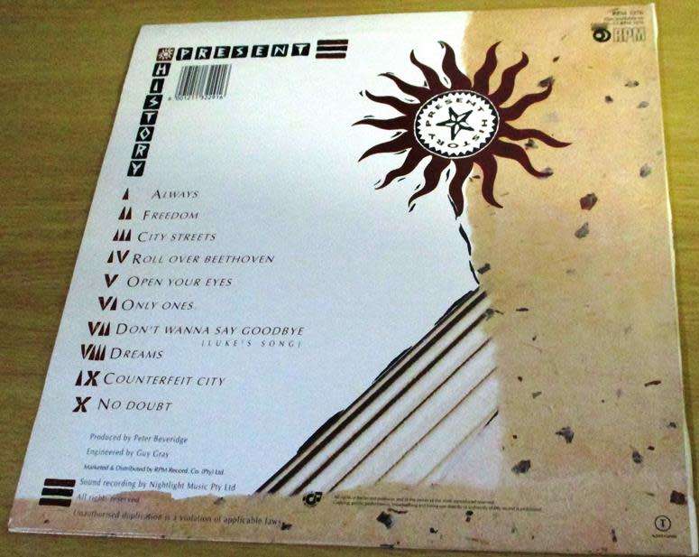 PRESENT HISTORY Present History LP VINYL RECORD