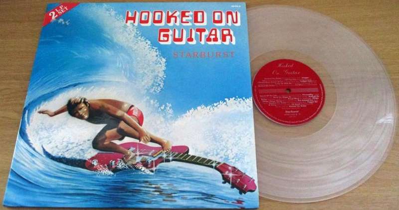 HOOKED ON GUITAR Starblast 2xLP Transparent VINYL RECORD