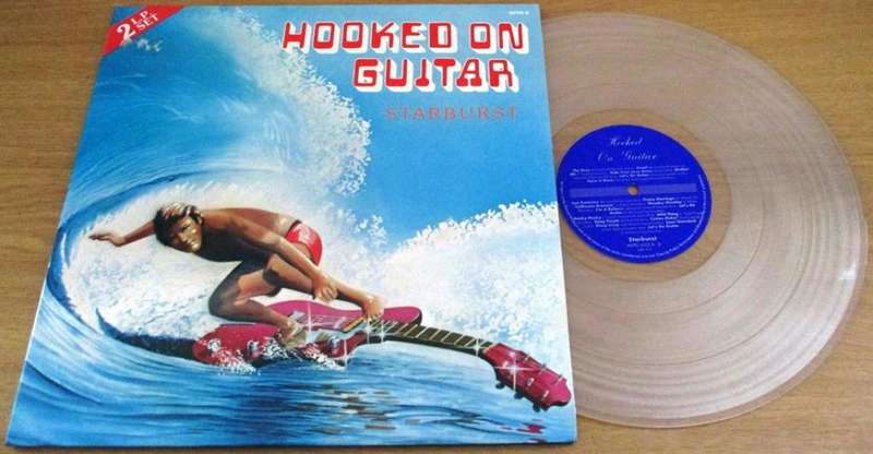 HOOKED ON GUITAR Starblast 2xLP Transparent VINYL RECORD