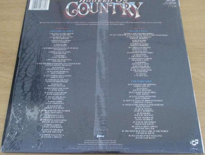 HOOKED ON COUNTRY LP VINYL RECORD