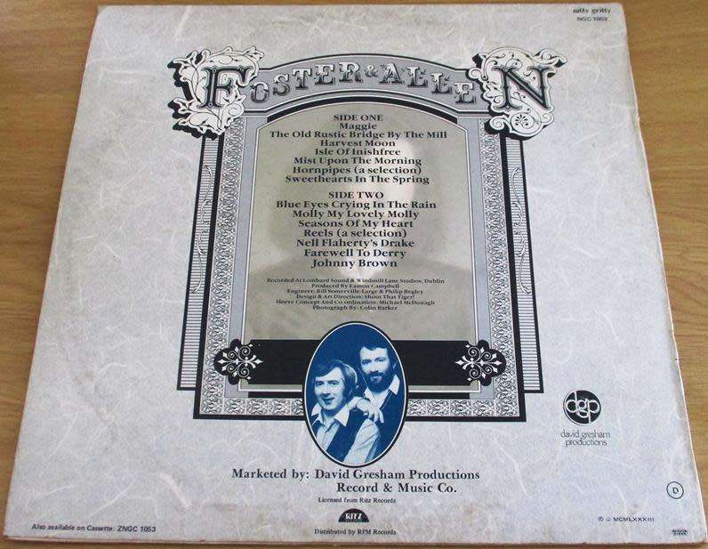 FOSTER & ALLEN Maggie LP VINYL RECORD