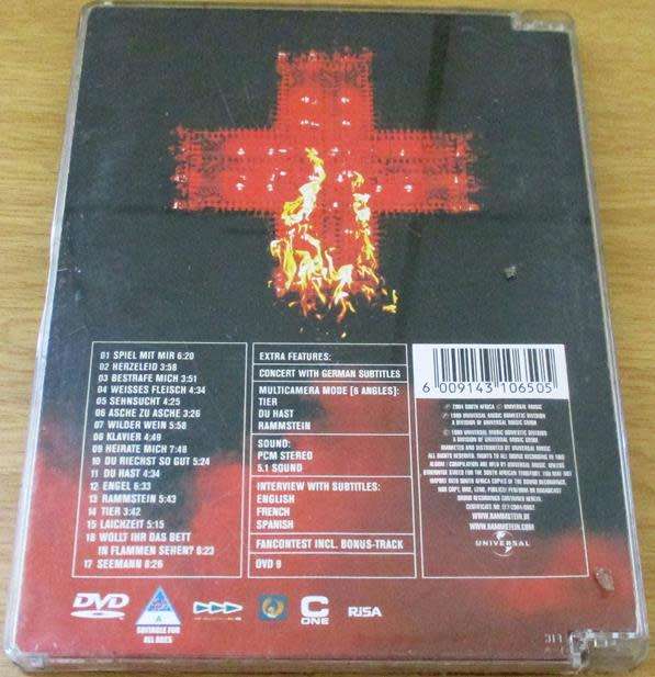 RAMMSTEIN Live Aus Berlin DVD [SHELF A]