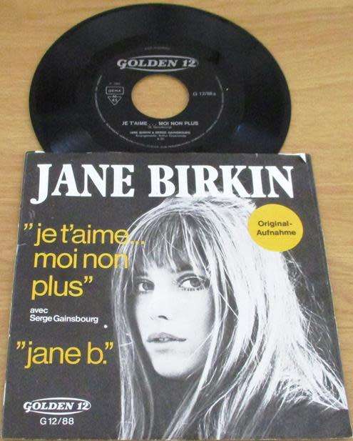JANE BIRKEN Jetaime Moi Non Plus IMPORT 7` Single  [SHELF A]
