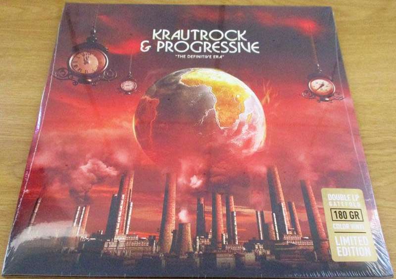 VARIOUS Krautrock & Progressive `The Definitive Era` RED + BLACK MARBLED 2xLP Vinyl Record [Shelf A]