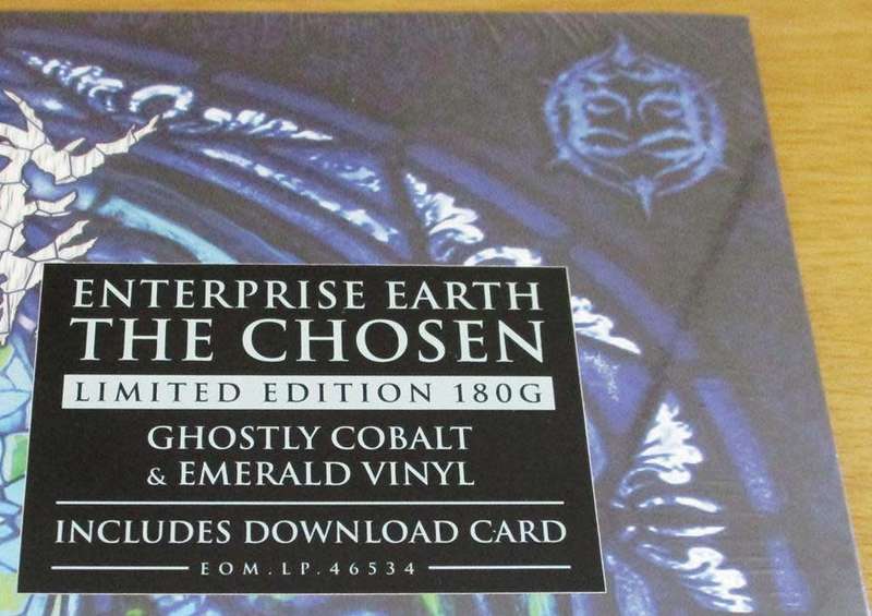 ENTERPRISE EARTH The Chosen Ghostly Cobalt & Emerald Coloured VINYL Record