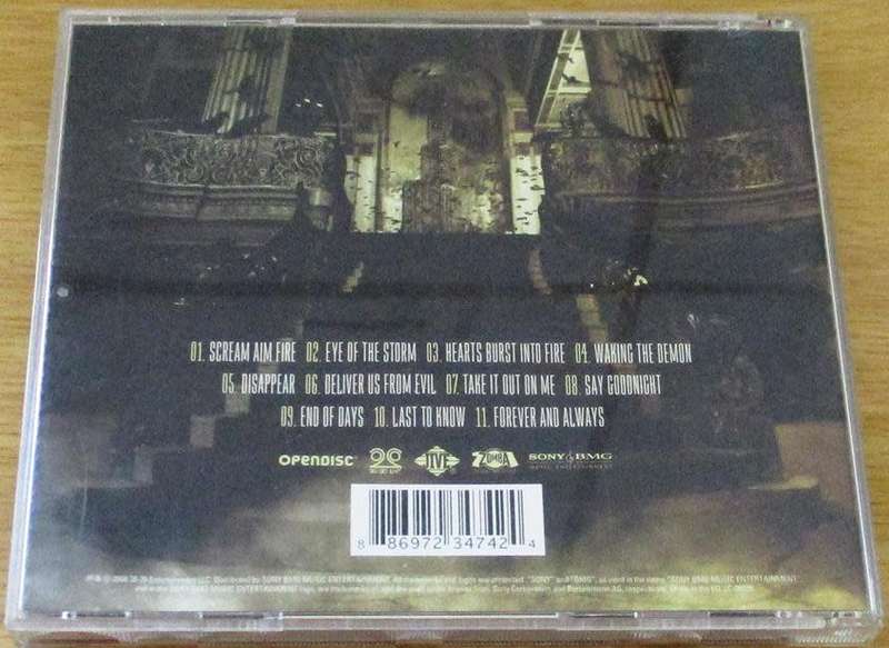 BULLET FOR MY VALENTINE Scream Aim Fire CD [Shelf A]