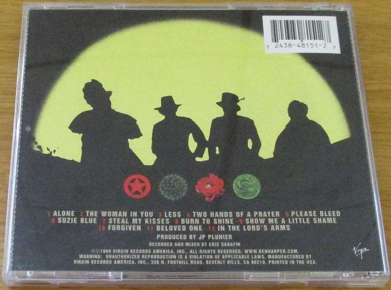 BEN HARPER Burn to Shine CD [Shelf A]