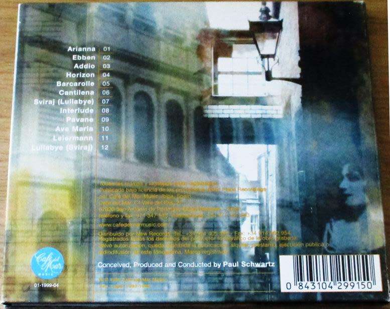 CAFE DEL MAR Aria 2 New Horizon Digipak [msr last shelf]