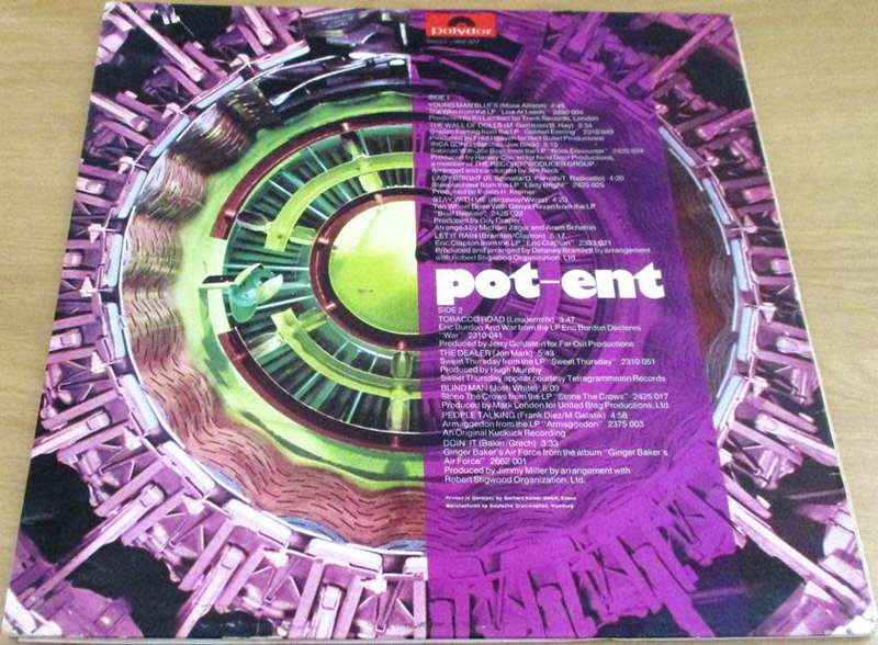 VARIOUS POP-ENT 1970 ROCK Multicoloured LP VINYL RECORD [Shelf G]