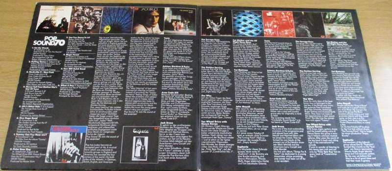 VARIOUS POP SOUND 1970 ORANGE LP VINYL RECORD [Shelf G]