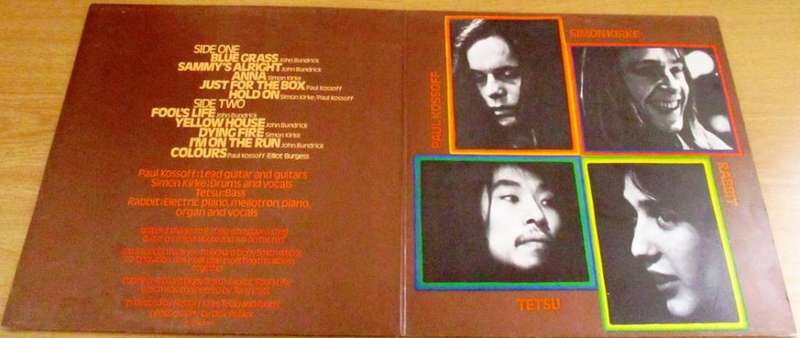 KOSSOFF / KIRKE / TETSU / RABBITT Kossoff / Kirke /Tetsu / Rabbit LP VINYL RECORD [Shelf G]