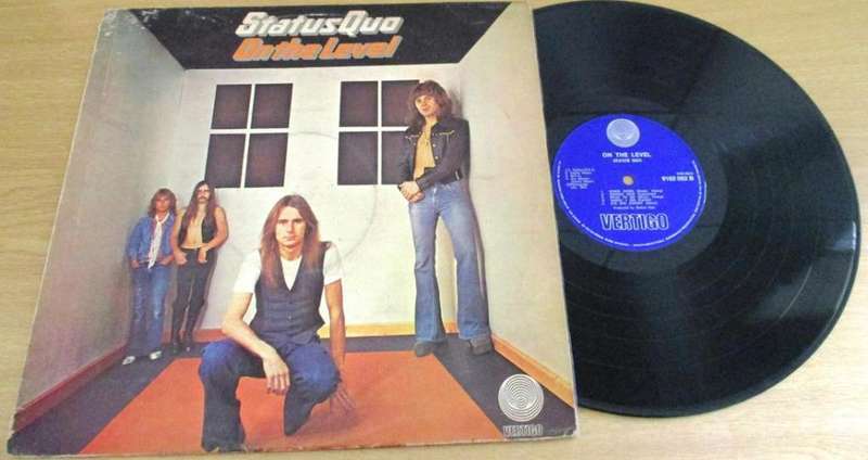 STATUS QUO  On the Level LP VINYL RECORD [Shelf G]