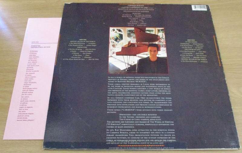 RAY MANZAREK of THE DOORS  LP VINYL RECORD