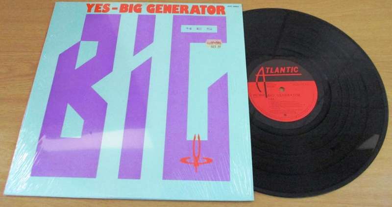 YES BIg Generator LP VINYL RECORD