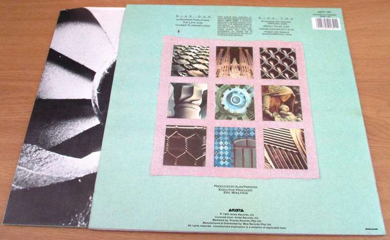 THE ALAN PARSONS PROJECT Gaudi LP VINYL RECORD