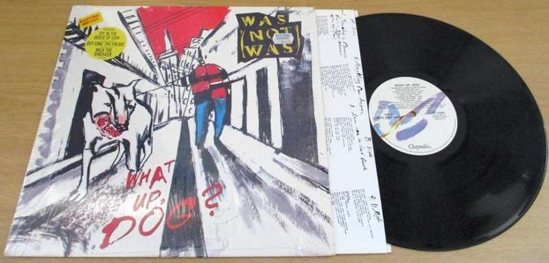WAS (NOT WAS) What Up, Dog? LP VINYL RECORD