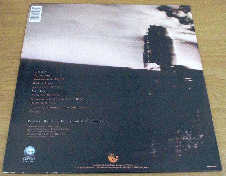 ROBBIE ROBERTSON Testimony LP VINYL RECORD
