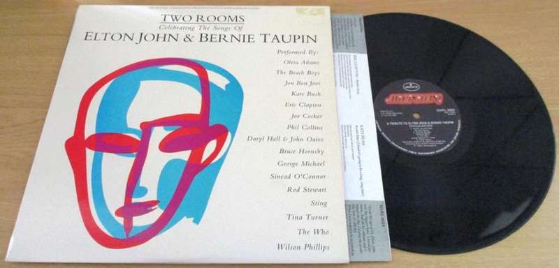TWO ROOMS Celebrating the Songs of ELTON JOHN & BERNIE TAUPIN LP VINYL RECORD