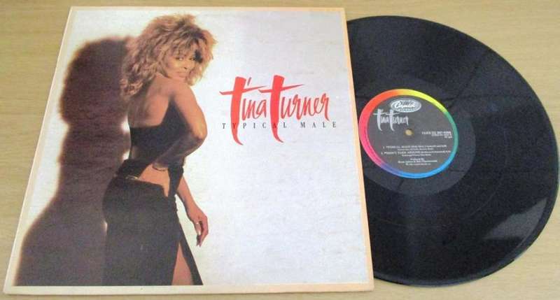 TINA TURNER Typical Male 12`Maxi Single VINYL RECORD