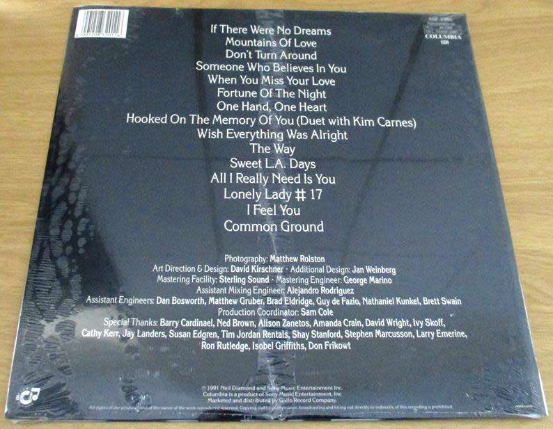 NEIL DIAMOND Lovescape VINYL LP  Record *SEALED*
