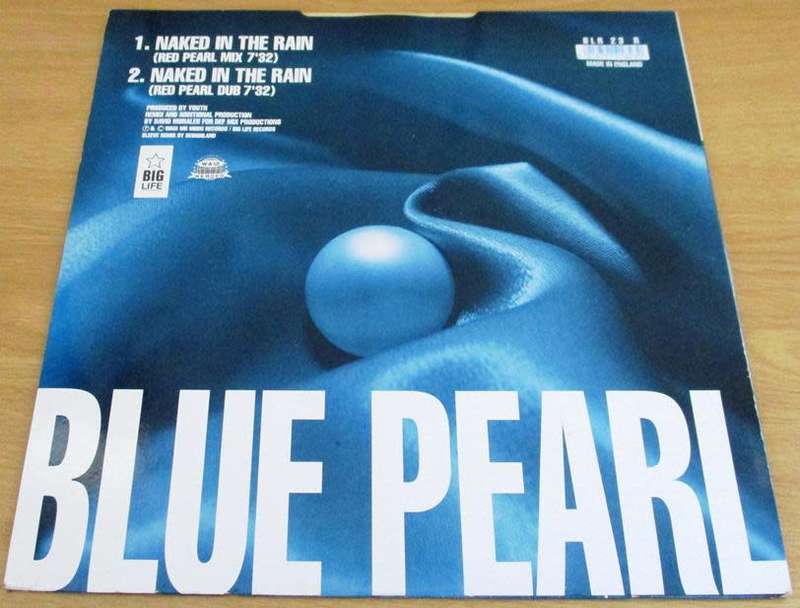 12` Maxi Dance Single : BLUE PEARL Naked in the Rain 12` VINYL RECORD [HOUSE / TRANCE]