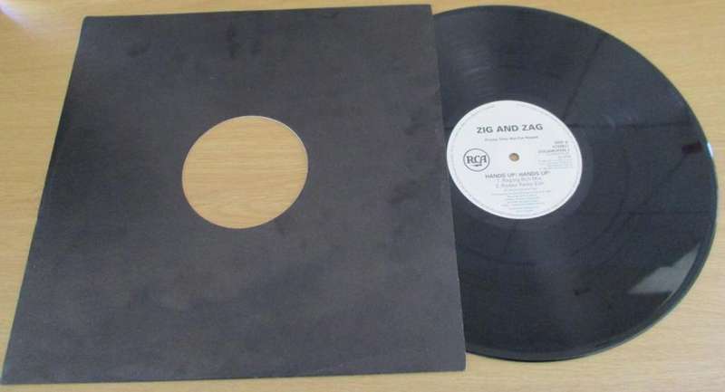 12` Maxi Dance Single : ZIG & ZAG Hands Up! Hands Up! PROMO 12` VINYL RECORD [HOUSE]