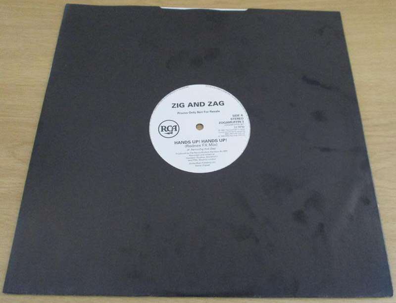 12` Maxi Dance Single : ZIG & ZAG Hands Up! Hands Up! PROMO 12` VINYL RECORD [HOUSE]