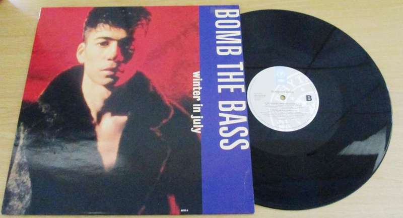 12` Maxi Dance Single : BOMB THE BASS Winter In July PROMO  12` VINYL RECORD [BREAKBEAT]