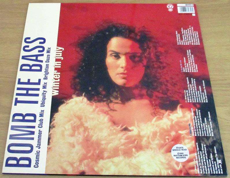 12` Maxi Dance Single : BOMB THE BASS Winter In July PROMO  12` VINYL RECORD [BREAKBEAT]
