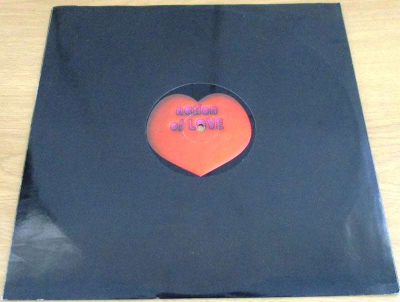 12` Maxi Dance Single : NATION OF LOVE Alex Latino 4 track 12` VINYL RECORD [house]