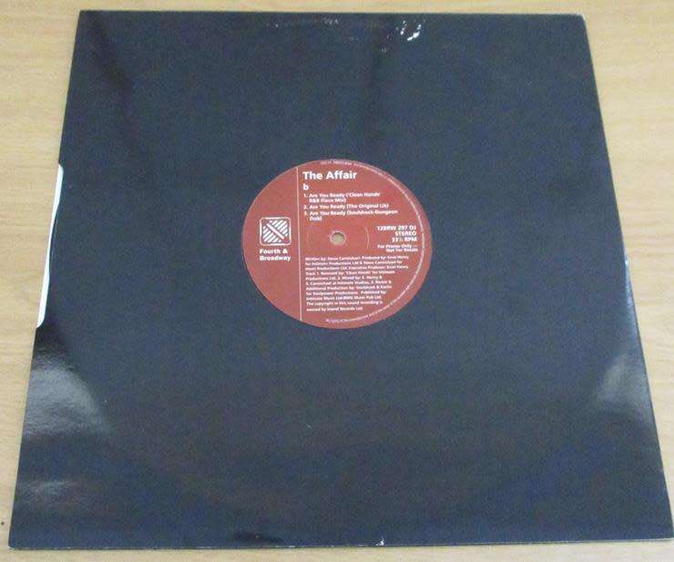 12` Maxi Dance Single : THE AFFAIR  Are You Ready 12` VINYL RECORD [house]