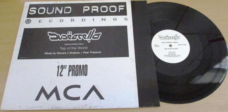 12` Maxi Dance Single : DUDEARELLA with SHELLEY NELSON Top Of The World 2x12` VINYL RECORD [HOUSE]