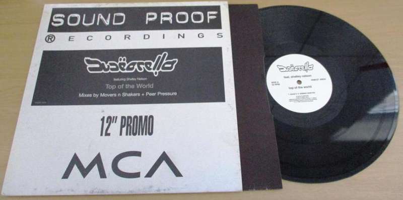 12` Maxi Dance Single : DUDEARELLA with SHELLEY NELSON Top Of The World 2x12` VINYL RECORD [HOUSE]