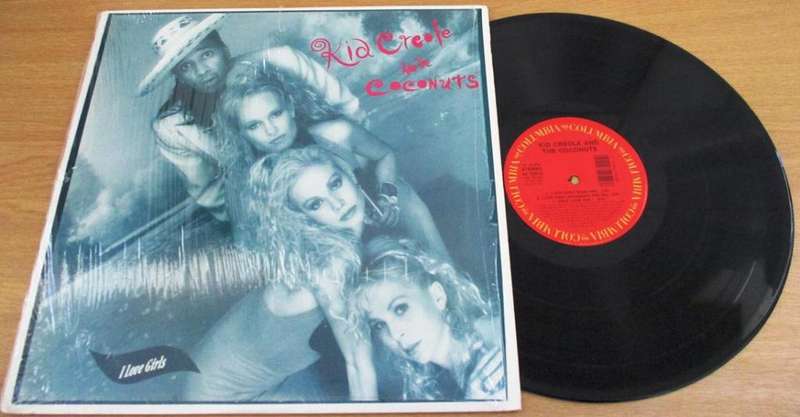 12` Maxi Dance Single : KID CREOLE and the COCONUTS I Love Girls 12` VINYL RECORD [house]