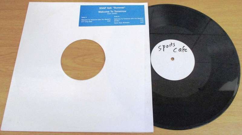 12` Maxi Dance Single : SNAP Feat. SUMMER Welcome to Tomorrow 12` VINYL RECORD [Euro House / Trance]