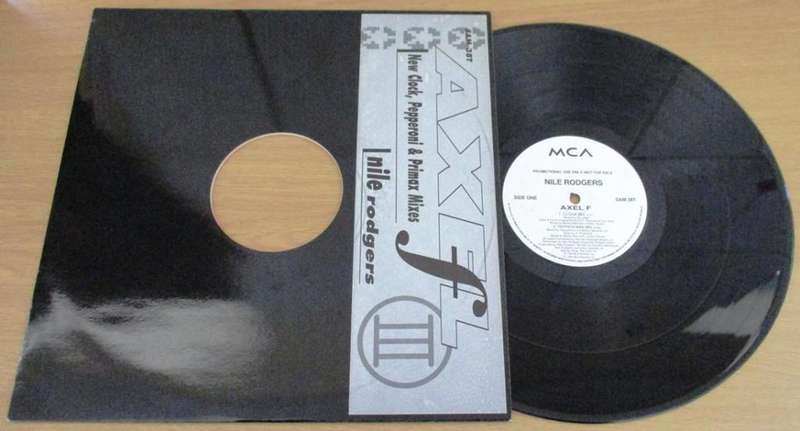 12` Maxi Dance Single: NILE RODGERS Axel F VINYL RECORD [Euro House / Disco]