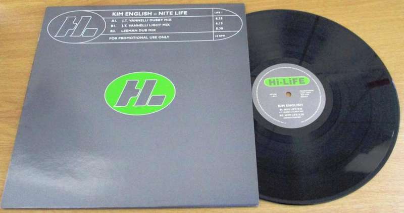 12` Maxi Dance Single: KIM ENGLISH Nite Life VINYL RECORD [House]