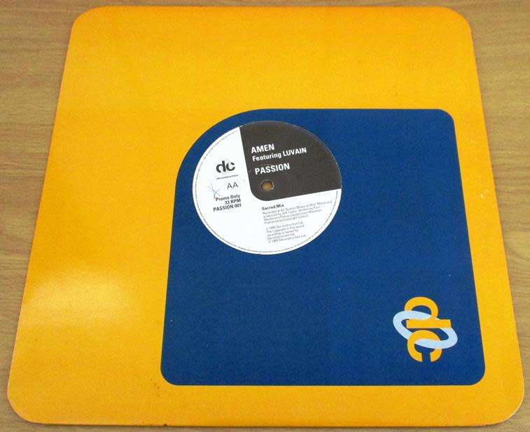 12` Maxi Dance Single: AMEN Feat. LUVAIN Passion 3 track PROMO 12` VINYL RECORD [HOUSE]