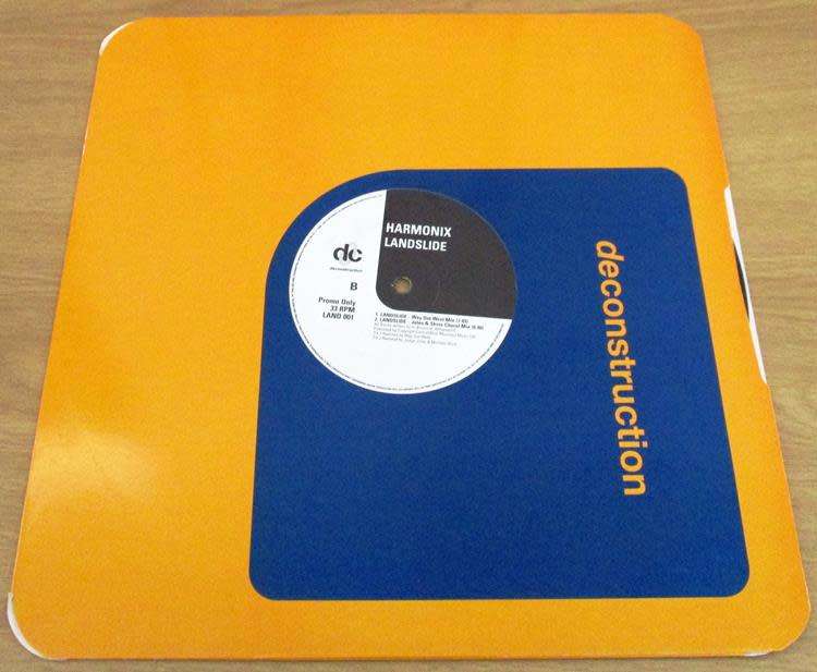 12` Maxi Dance Single: HARMONIX Landslide 4 track PROMO 12` VINYL RECORD [EURO HOUSE/ TRANCE]