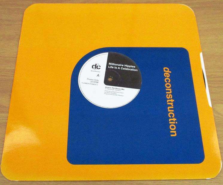 12` Maxi Dance Single: MILLIONAIRE HIPPIES Life Is A Celebration PROMO 12` VINYL RECORD [HOUSE]