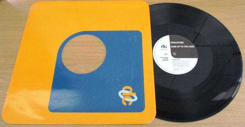 12` Maxi Dance Single: EVOLUTION Look up to the LIght PROMO 12` VINYL RECORD [HOUSE]