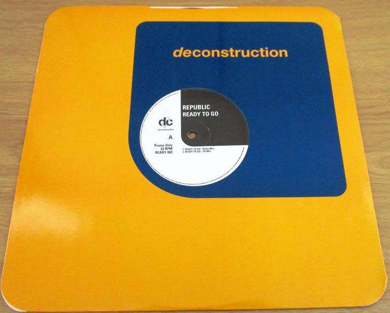 12` Maxi Dance Single: REPUBLICA Ready to Go PROMO 12` VINYL RECORD [SYNTH POP/HOUSE]
