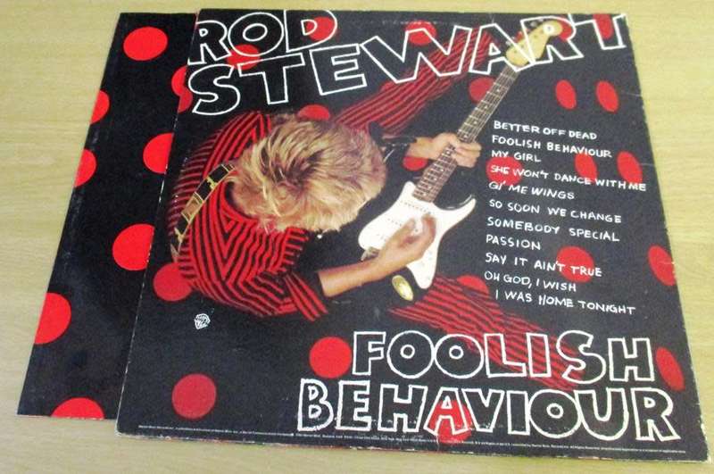 ROD STEWART Foolish Behaviour LP VINYL RECORD