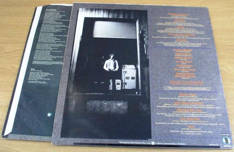 JACKSON BROWNE Running on Empty LP VINYL RECORD